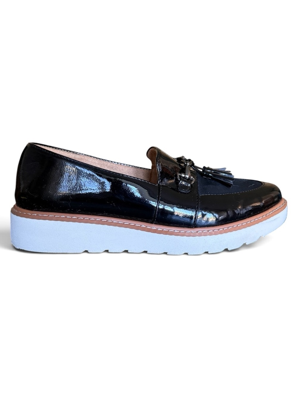 Naturalizer Estelle Tassel Loafer | Black Patent | Women’s Size 9 | Very Good - Picture 3 of 11